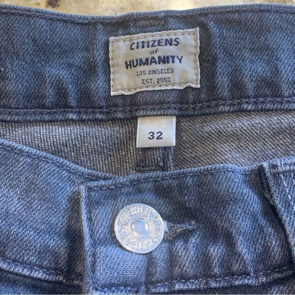Citizens of Humanity Noah Super Skinny Jeans Black Size 32 - Picture 5 of 12